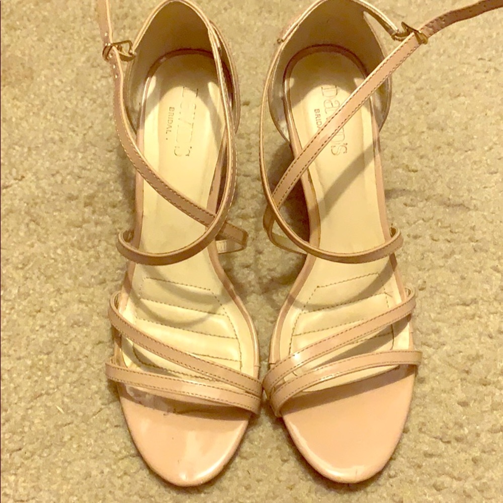 David’s Bridal Nude Heels